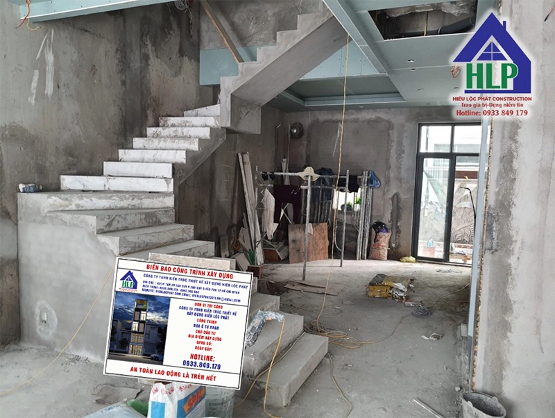 Dịch vụ xây nhà trọn gói Hiếu Lộc Phát Construction đảm bảo hoàn thành công trình đúng tiến độ.