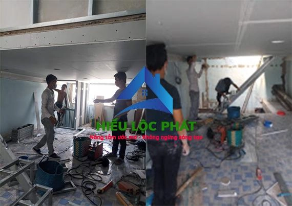 PHƯƠNG ÁN CẢI TẠO NHÀ CẤP 4 THÀNH NHÀ ĐÚC GÁC GIẢ PHƯƠNG ÁN CẢI TẠO NHÀ CẤP 4 THÀNH NHÀ ĐÚC GÁC GIẢ